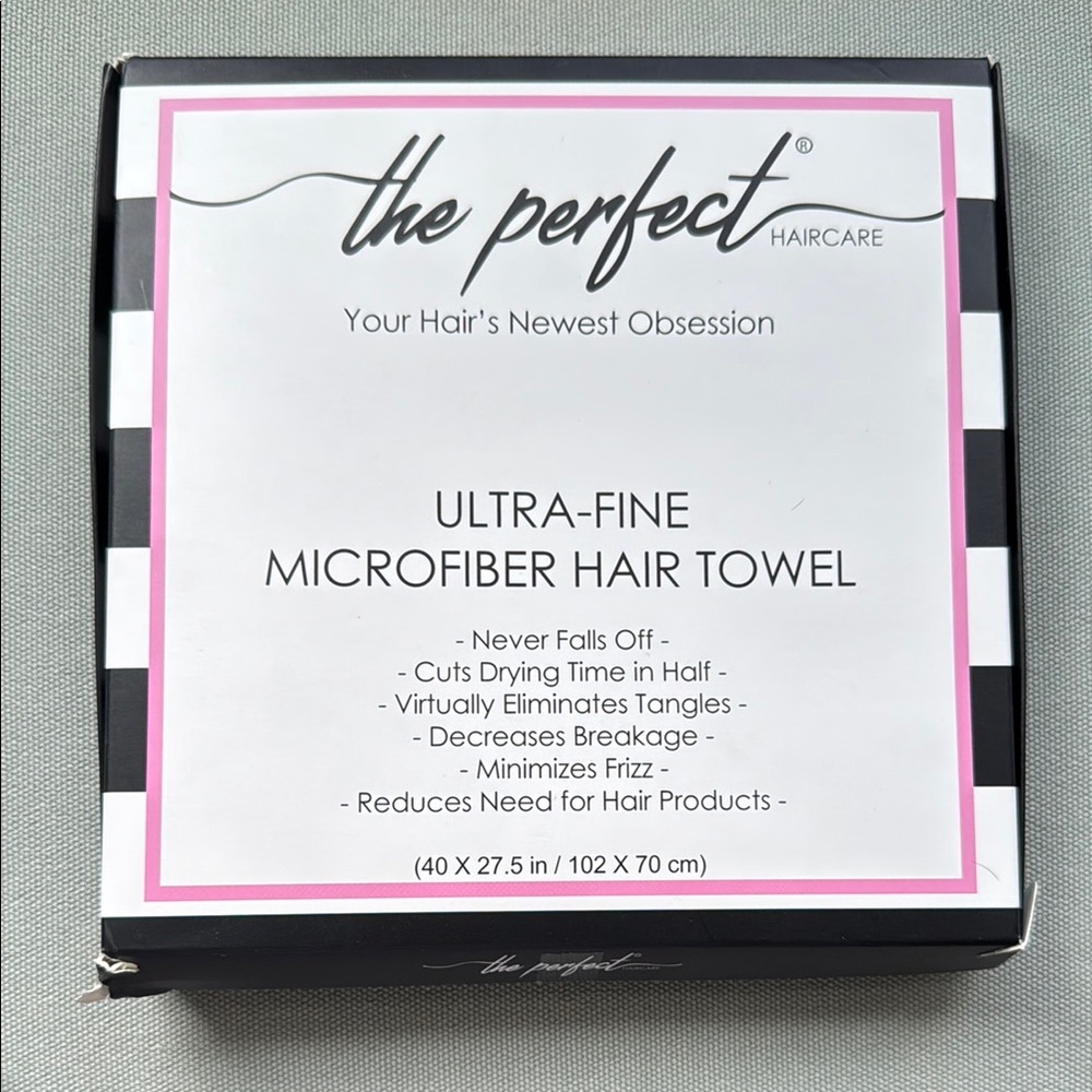 The Perfect Haircare Microfiber Hair Towel